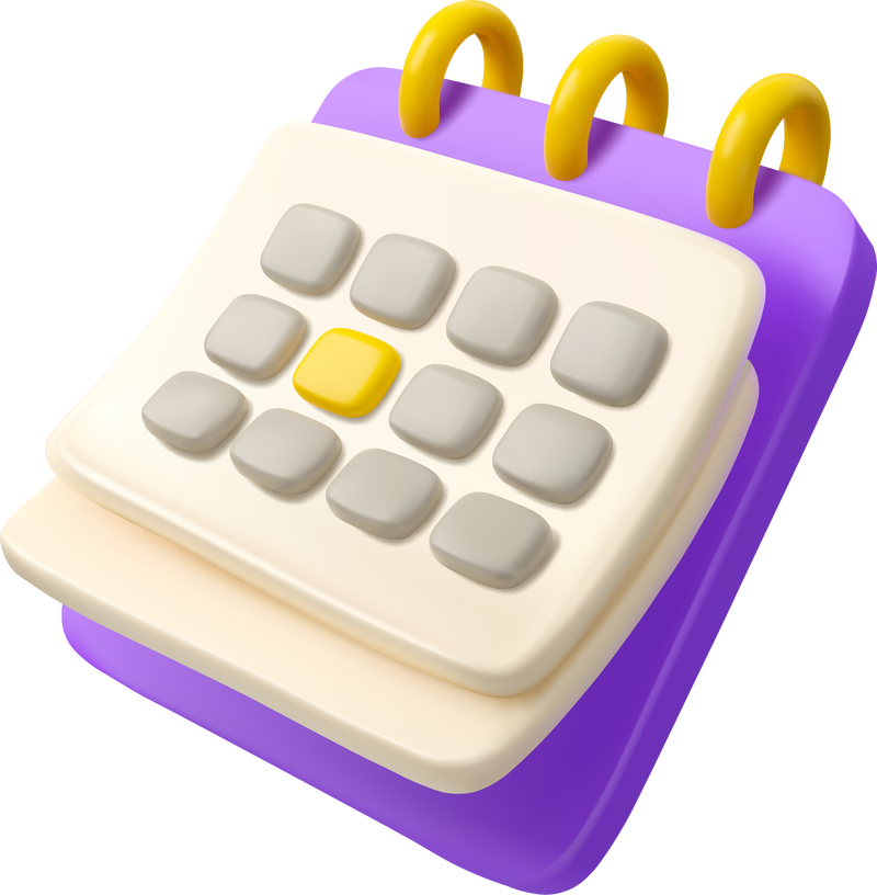 Calendar 3d Icon
